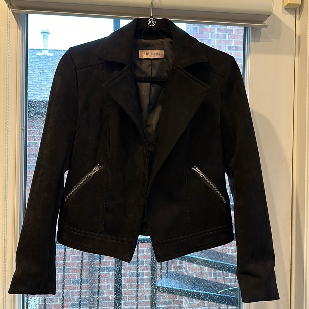 Philosophy suede blazer - perfect condition!  Size S/P